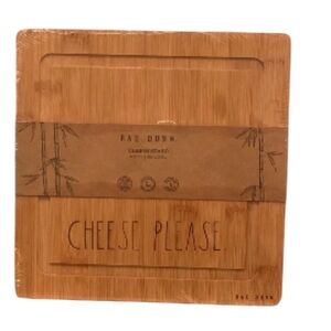 Rae Dunn Natural Bamboo Cheese Board